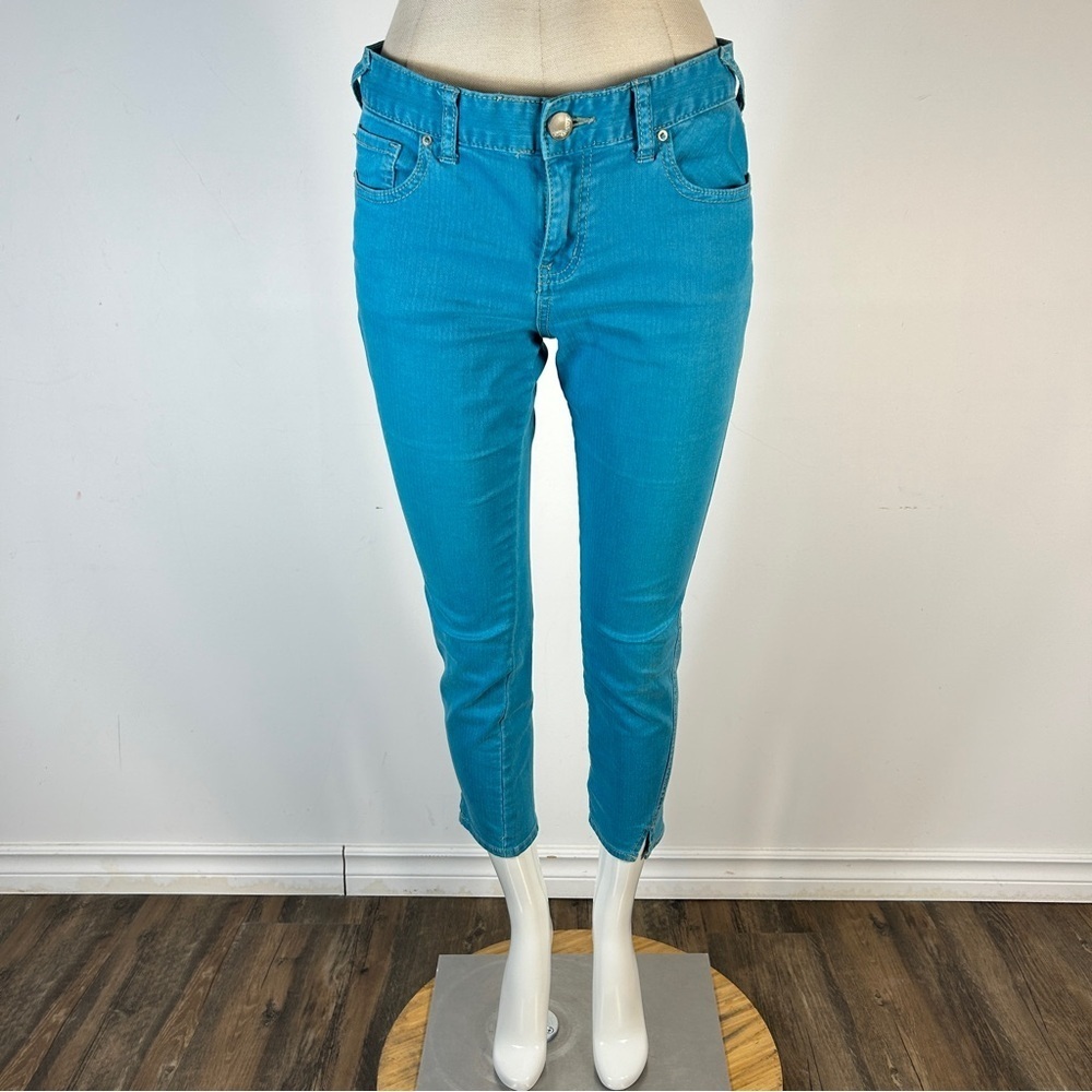 Free People Teal Ankle Jeans 28